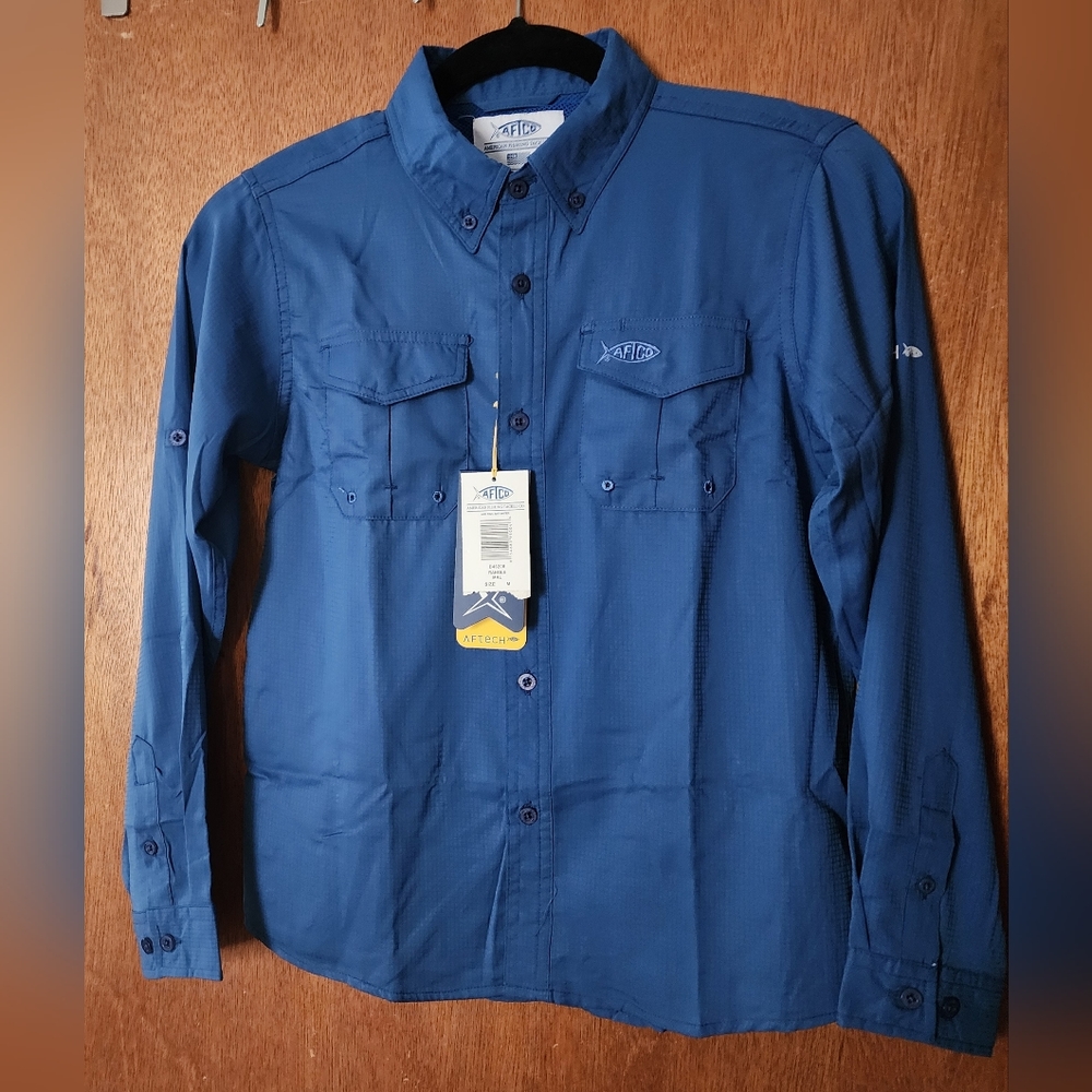 Aftco Youth Rangle LS Tech Shirt